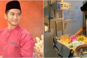 8 Potret Rizki DA momong anak saat istri penyembuhan Covid-19