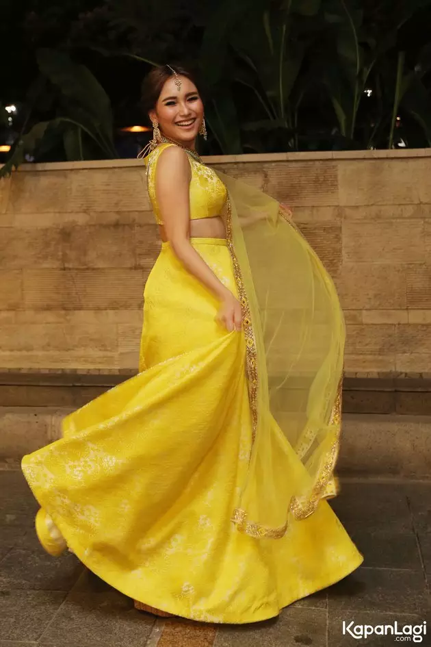 Ayu Ting Ting kondangan © 2021 brilio.net