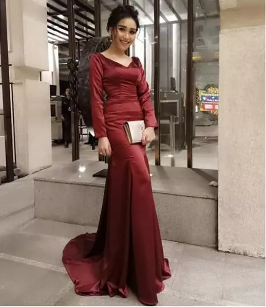 Ayu Ting Ting kondangan © 2021 brilio.net