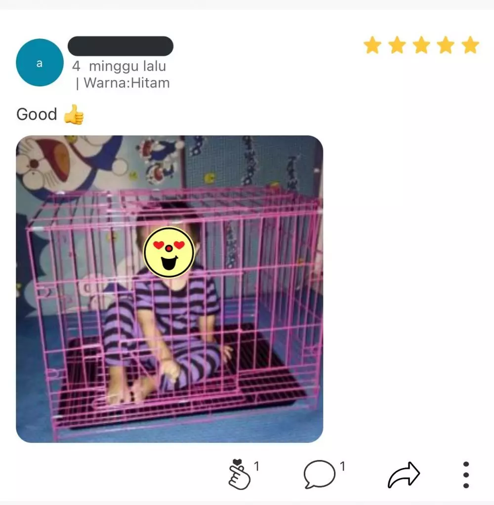 foto testimoni lucu pembeli © Twitter