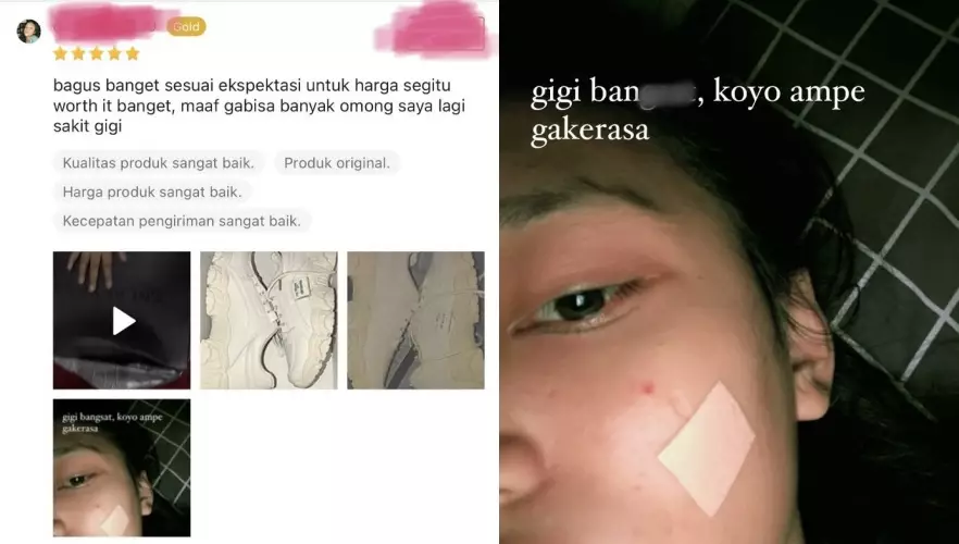 foto testimoni lucu pembeli © Twitter