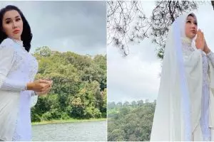 Rilis single religi, ini 8 potret terbaru Lucinta Luna kenakan hijab