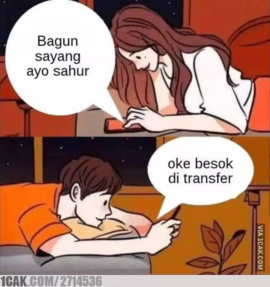meme bangun sahur © Berbagai Sumber