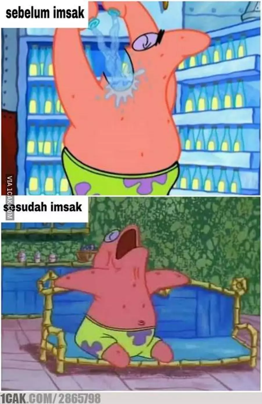 meme bangun sahur © Berbagai Sumber