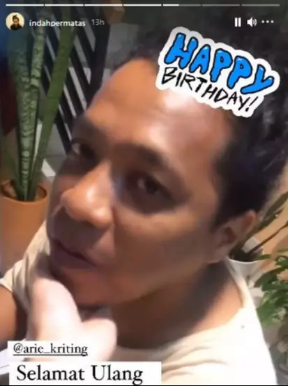 Momen ultah Arie Kriting ke-36 Instagram