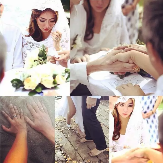 potret seleb saat menikah dengan bule © 2021 brilio.net