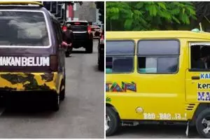 10 Tulisan lucu di angkutan umum ini bikin penumpang auto baper