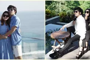 8 Potret Aurel berhijab saat bulan madu, dipuji Atta makin cantik