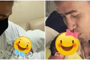 Potret haru 5 jebolan D'Academy saat gendong buah hati yang baru lahir