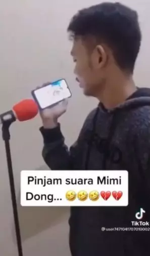 bangunkan sahur pakai suara mimi peri Instagram