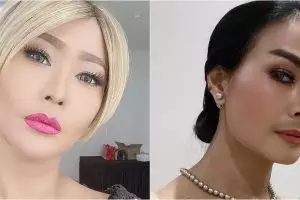 7 Beda gaya Inul Daratista dan Iis Dahlia saat di panggung