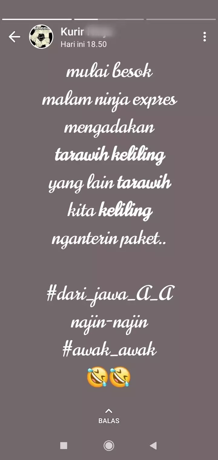 Status WA lucu di hari puasa © berbagai sumber Status WA lucu di hari puasa © berbagai sumber