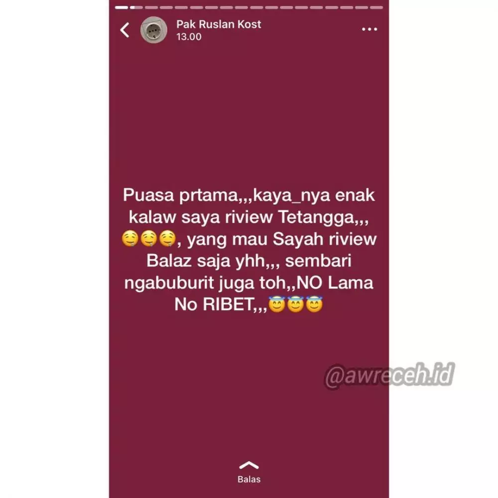 Status WA lucu di hari puasa © berbagai sumber Status WA lucu di hari puasa © berbagai sumber