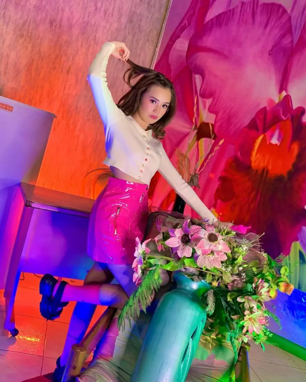 Gaya pemotretan Baby Tsabina dengan berbagai tema © 2021 brilio.net