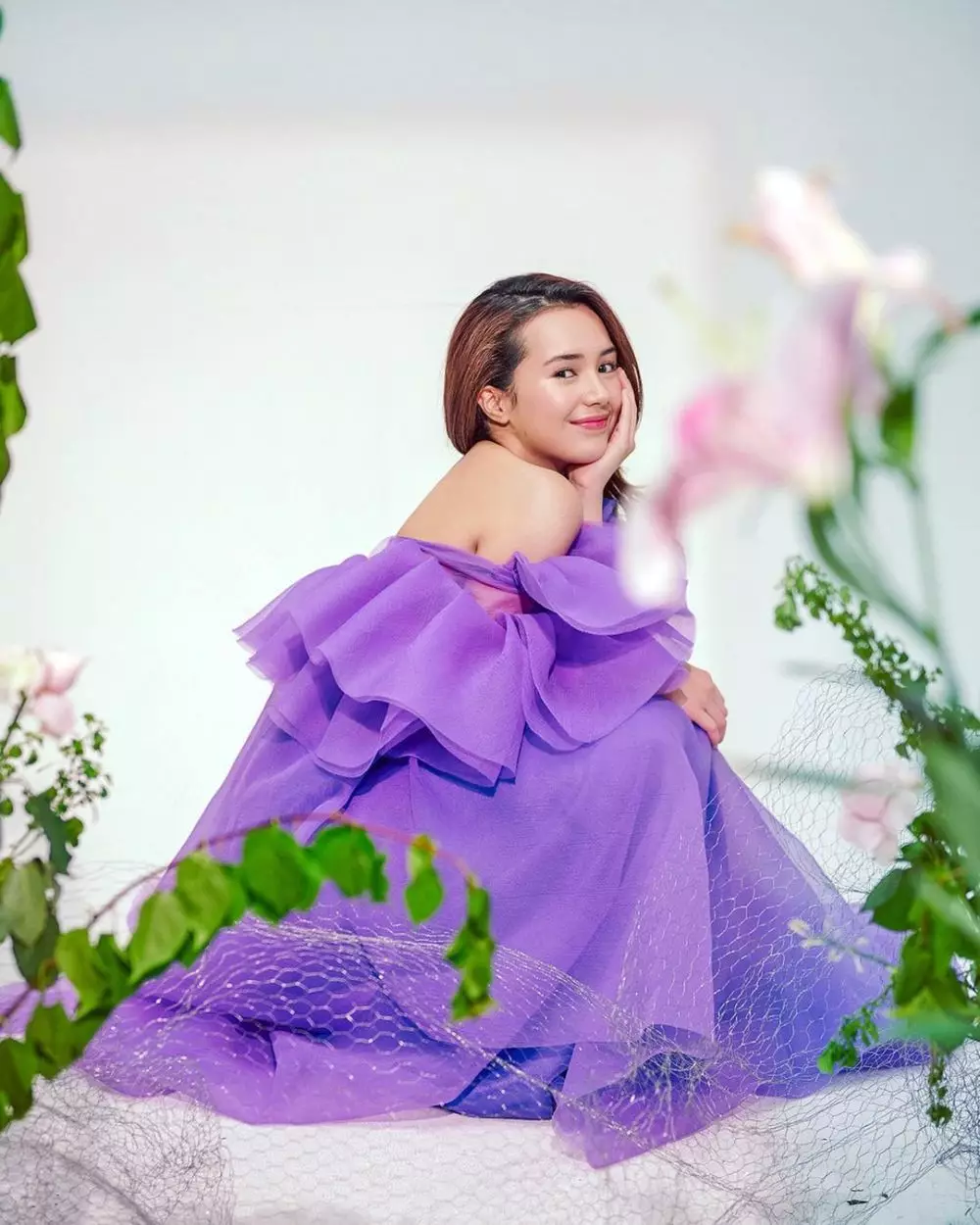 Gaya pemotretan Baby Tsabina dengan berbagai tema © 2021 brilio.net