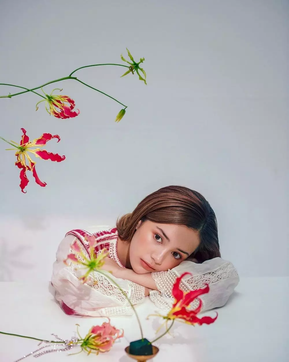 Gaya pemotretan Baby Tsabina dengan berbagai tema © 2021 brilio.net