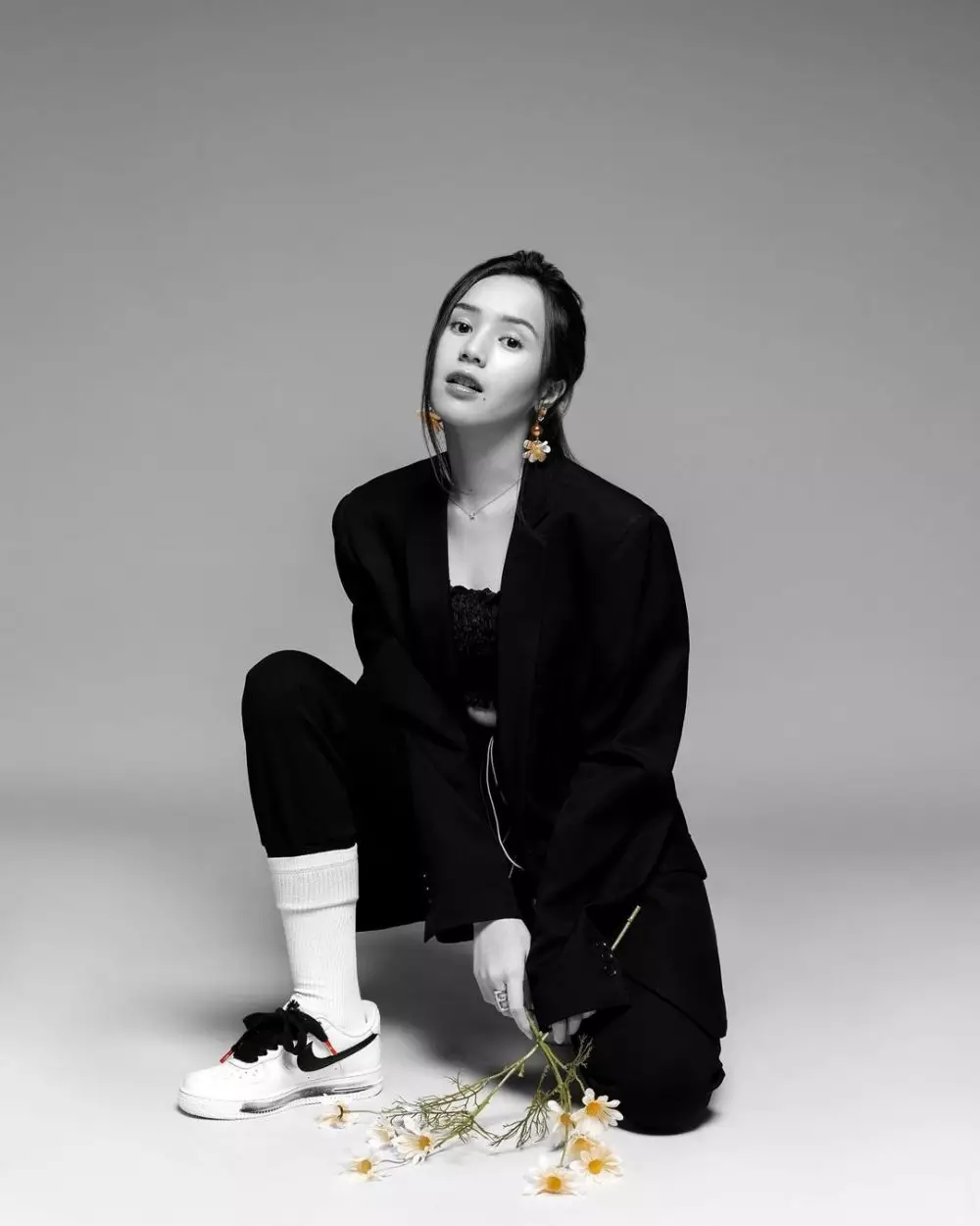 Gaya pemotretan Baby Tsabina dengan berbagai tema © 2021 brilio.net