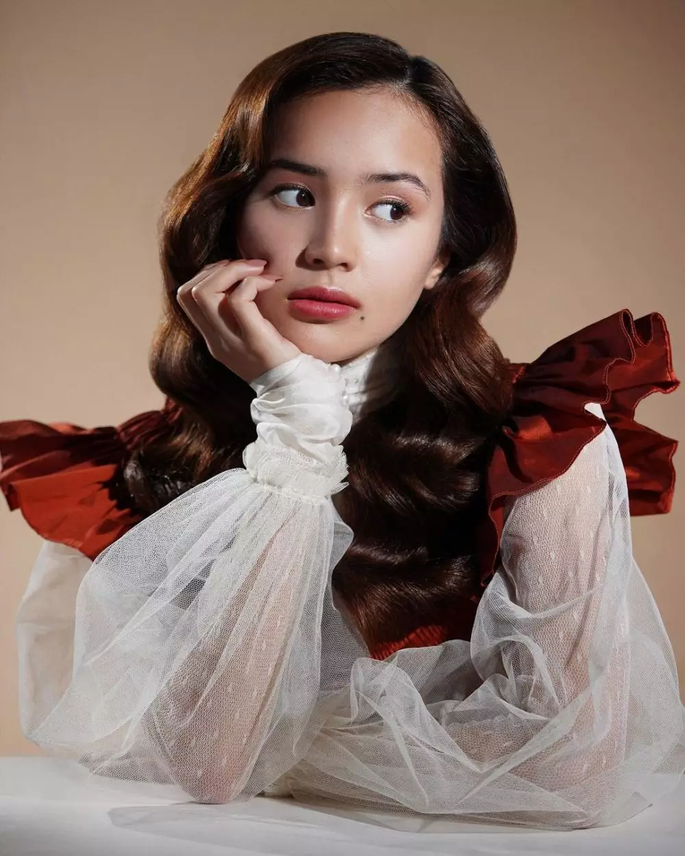 Gaya pemotretan Baby Tsabina dengan berbagai tema © 2021 brilio.net