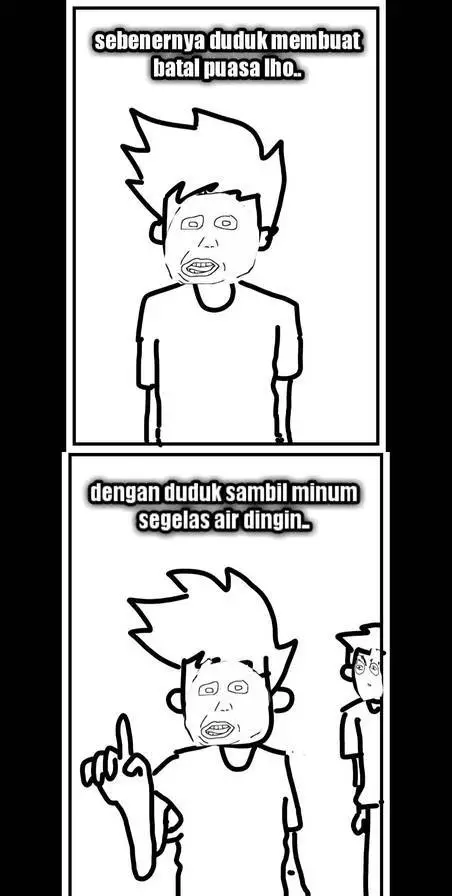 Meme lucu batal puasa © berbagai sumber Meme lucu batal puasa © berbagai sumber