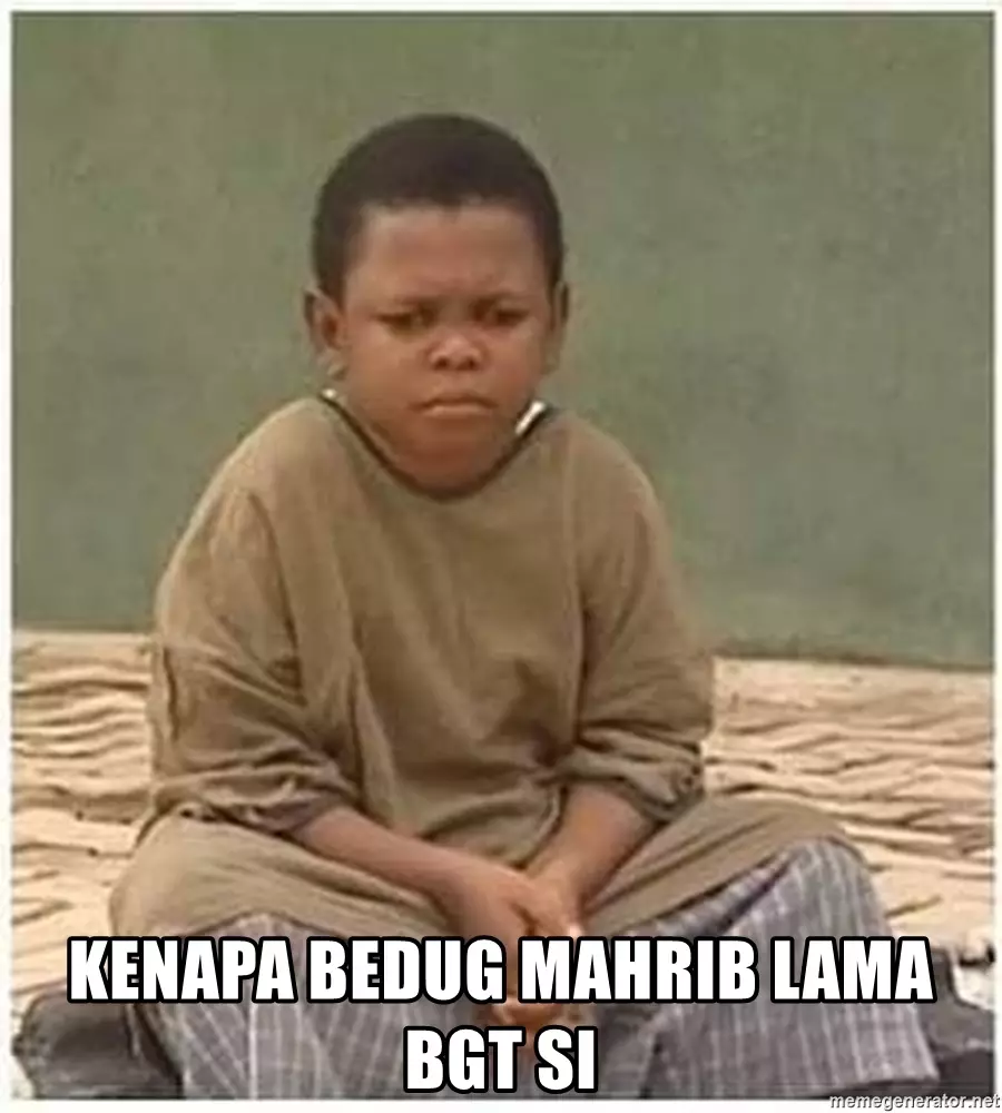 meme nunggu bedug © Berbagai Sumber