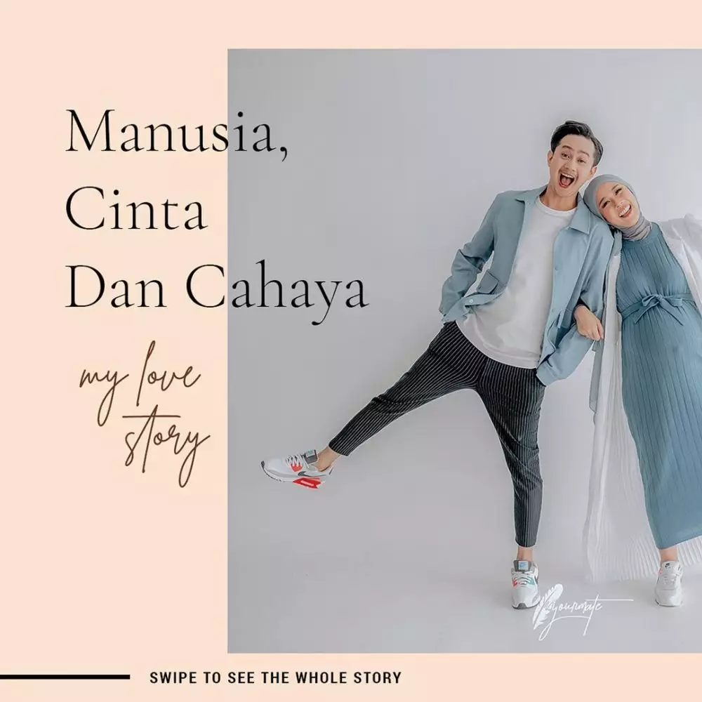 gaya maternity shoot Widya Amelia dan Yoga Arizona dari berbagai sumber