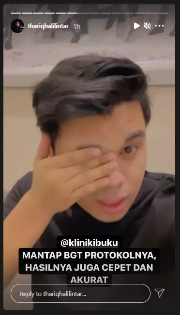 momen Thariq Halilintar jalani swab hingga dirawat Instagram