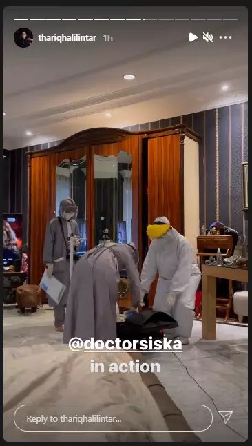 momen Thariq Halilintar jalani swab hingga dirawat Instagram