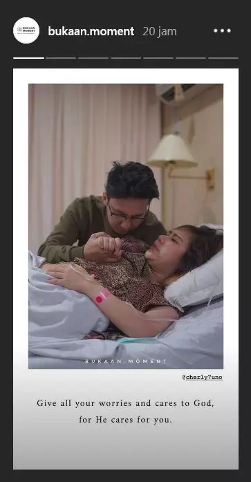 Momen suami seleb dampingi persalinan © Instagram