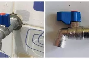 10 Kekesalan warganet pada keran biru, dibasahin kaki badannya kuyup