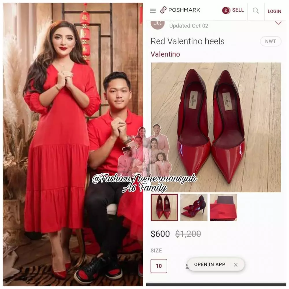 fashion item 10 seleb saat pemotretan © 2021 Instagram