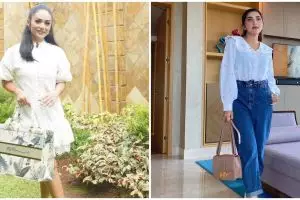 10 Beda gaya Ashanty dan Krisdayanti di keseharian, fresh dan stylish