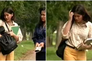 12 Potret nostalgia gaya outfit Nike Ardilla, bisa jadi inspirasi