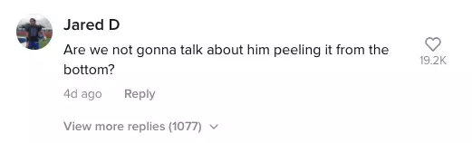 viral pria kupas pisang © 2021 brilio.net