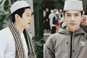 9 Hasil editan personel EXO pakai outfit tarawih, Indonesia banget