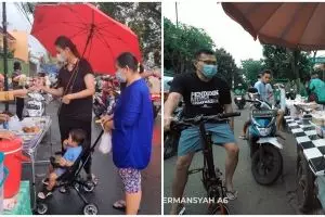 Momen seru 7 seleb ngabuburit, Paula Verhoeven beli jajanan kaki lima