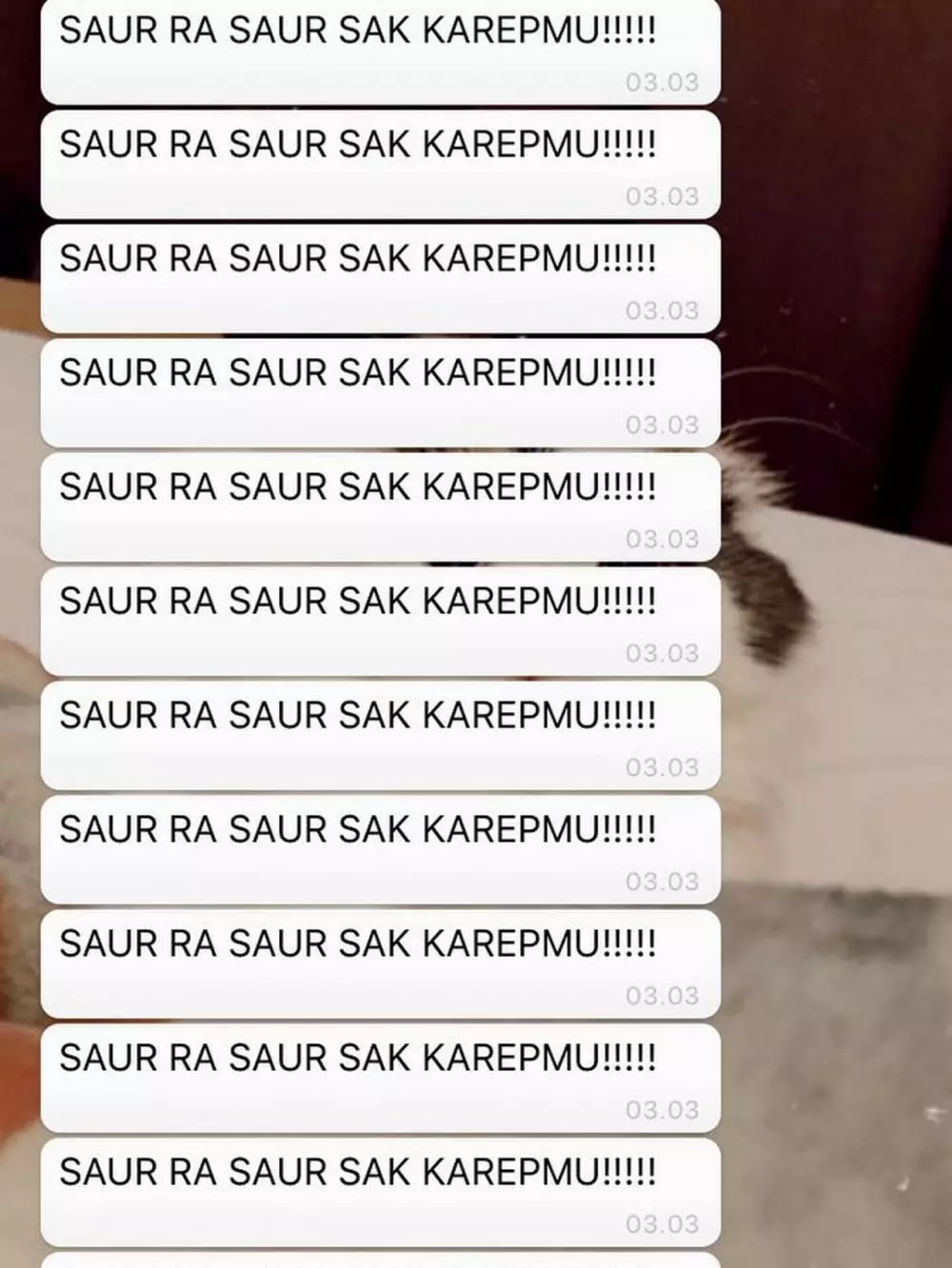 chat absurd bangunin orang sahur Berbagai sumber