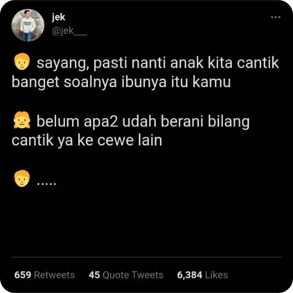 Obrolan imajinatif cewek salah paham © Twitter Obrolan imajinatif cewek salah paham © Twitter
