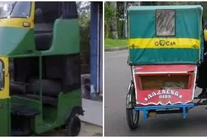 10 Modifikasi transportasi umum ini uniknya bikin senyum lebar