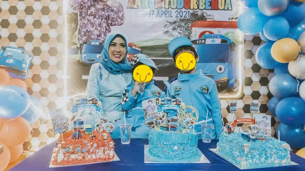 ultah anak rey utami ketiga © Instagram