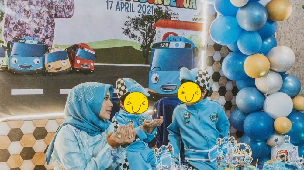 ultah anak rey utami ketiga © Instagram