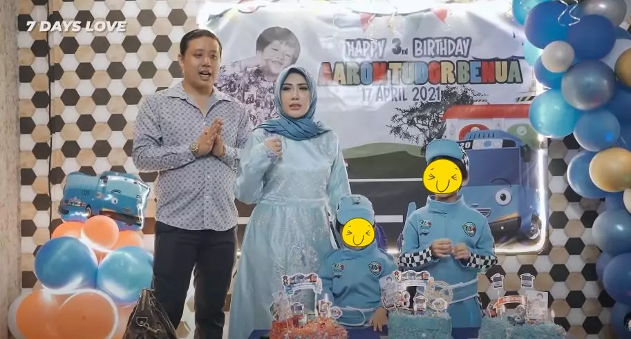 ultah anak rey utami ketiga © YouTube
