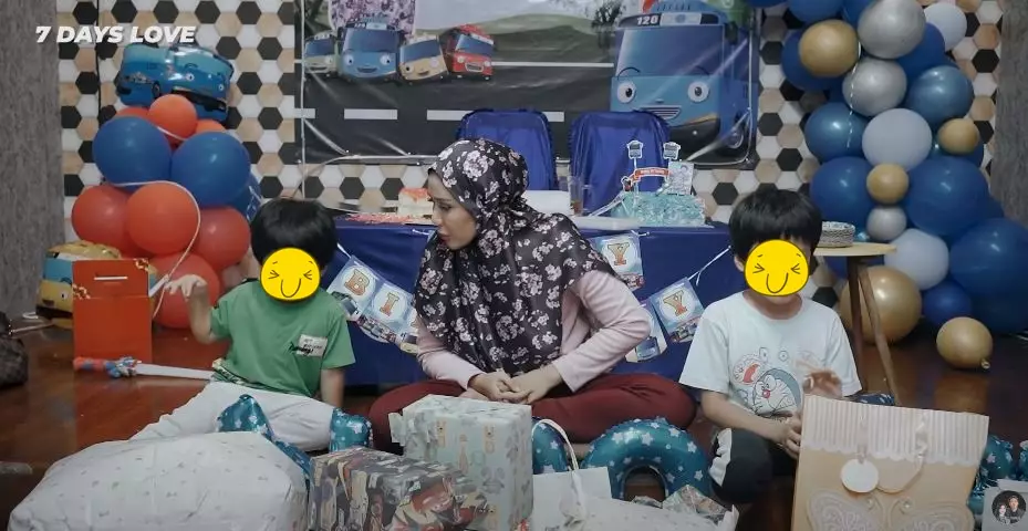 ultah anak rey utami ketiga © YouTube