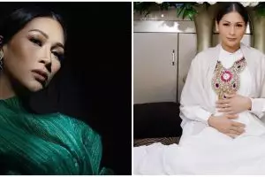 8 Gaya maternity shoot Tata Janeeta, tertutup namun tetap elegan