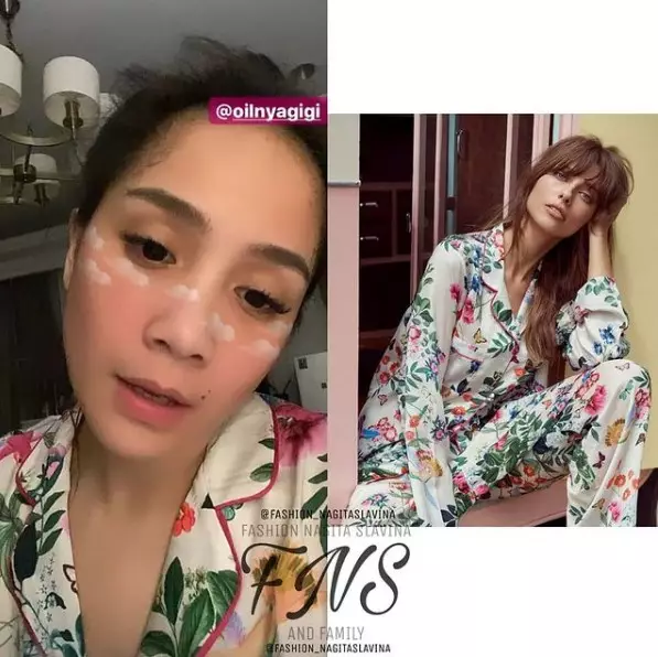 Taksiran harga baju piyama Nagita Slavina Instagram/@fashion_nagitaslavina