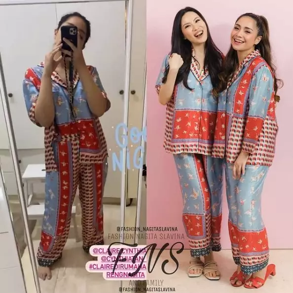 Taksiran harga baju piyama Nagita Slavina Instagram/@fashion_nagitaslavina