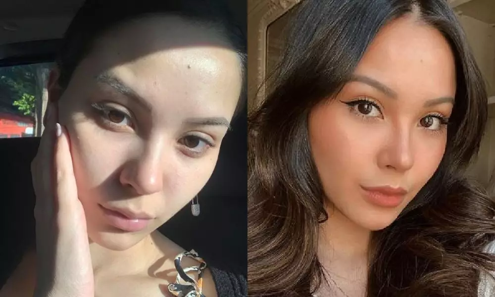 seleb prancis tanpa dan pakai makeup © Instagram seleb prancis tanpa dan pakai makeup © Instagram