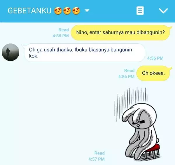 Chat lucu di bulan Ramadan © berbagai sumber