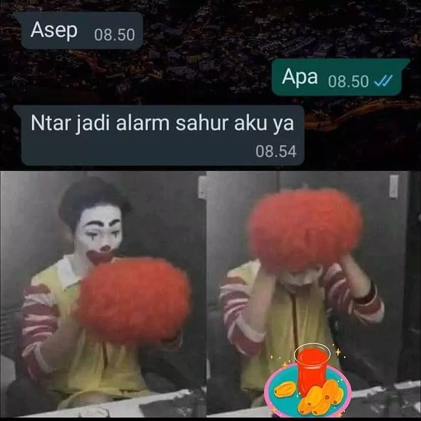 Chat lucu di bulan Ramadan © berbagai sumber