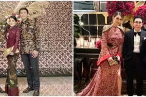 10 Beda gaya Syahrini dan Luna Maya saat kondangan, sosialita abis