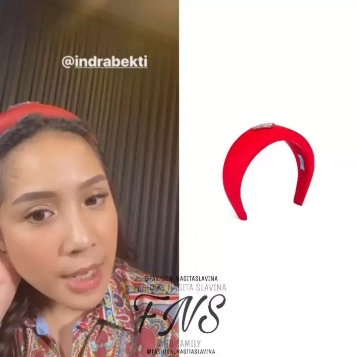 Taksiran harga 5 bando Nagita Slavina © Instagram/@fashion_nagitaslavina